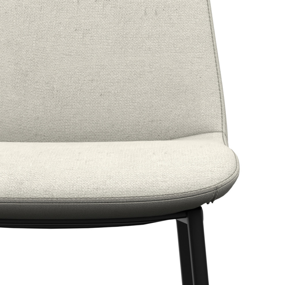 Savannah Dining Chair (Set of 2) in Natural Linen Look Fabric