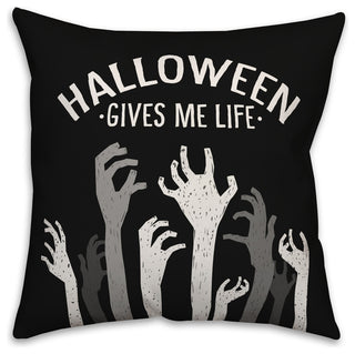 Halloween Hands 16"x16" Throw Pillow Cover