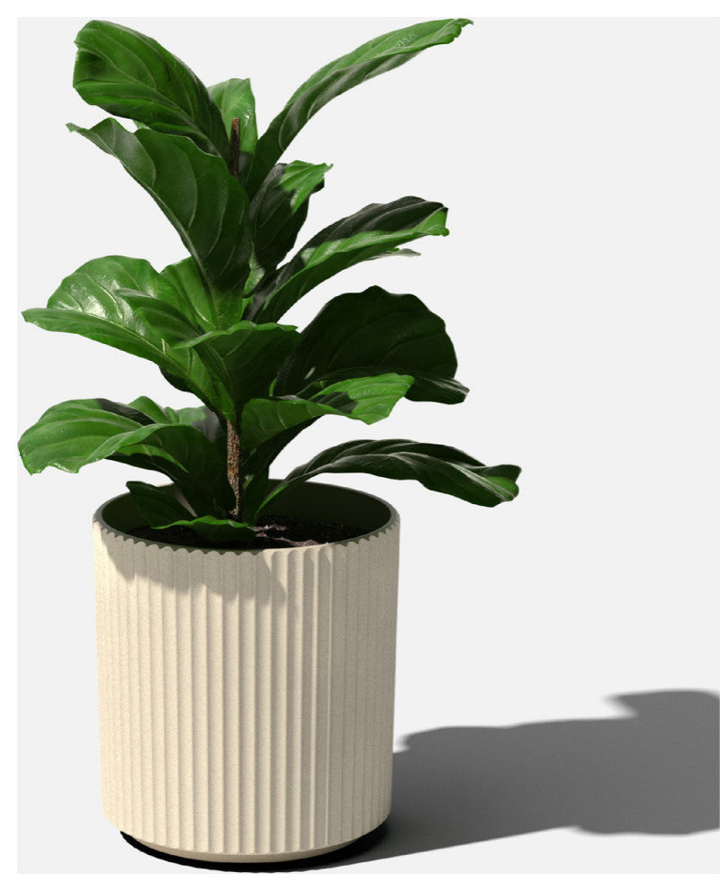 Veradek Demi Series Planter, Sand, 16", 1 Pack