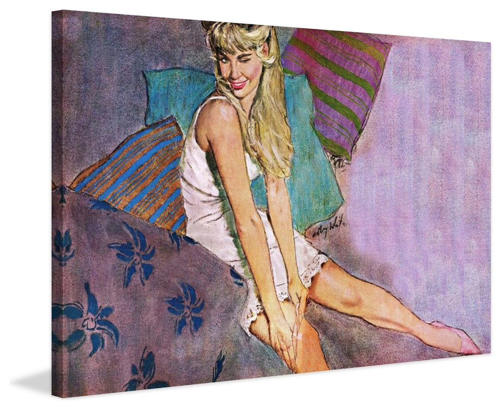 "The Lady Who Played a Fool" Print on Canvas by Coby Whitmore