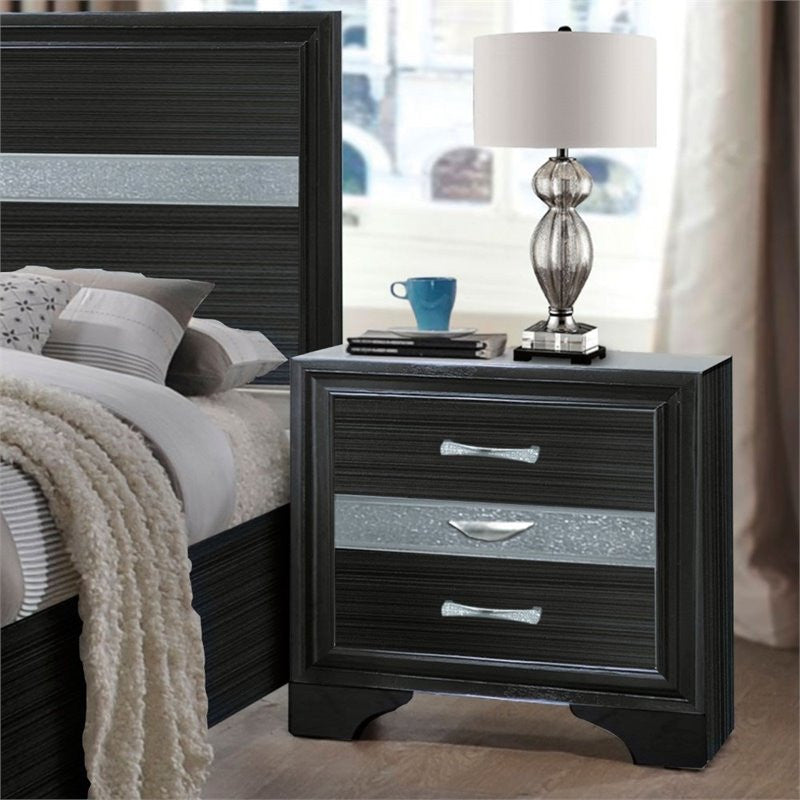 ACME Naima Nightstand, Black
