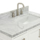 Ariel Stafford 37" Single Right Offset Rectangle Sink Bathroom Vanity