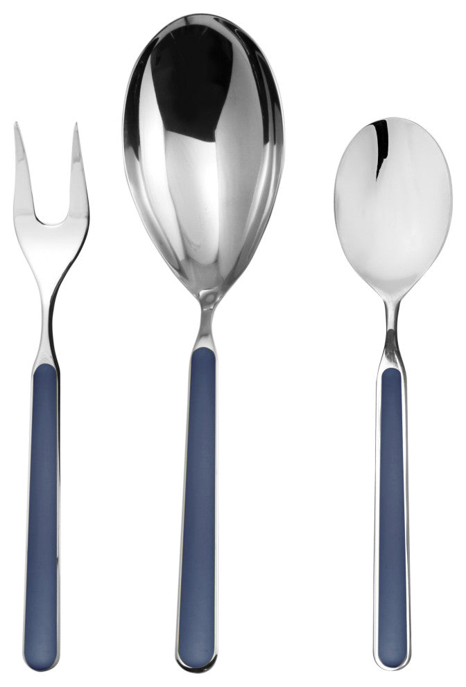 Fantasia Serving Set, Cobalt, 3-Piece Set