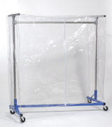 Cover - Clear Vinyl w/ Zipper - 60"H - 64"L - for 5ft Z-Rack Clear, 60"h - 64"l