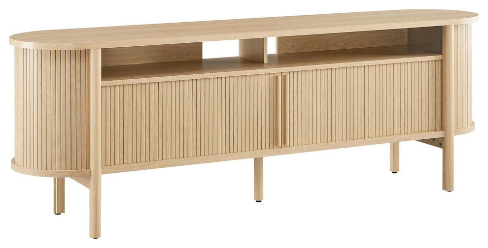 Cadence 71" TV Stand, Oak