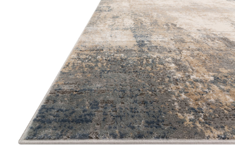 Teagan TEA-08 Area Rug, Ivory/Mist, 2'8"x10'6"