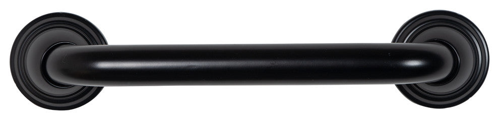 Utopia Alley Decorative Shower Safety Grab Bar, 12", Black