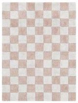 Washable Rug Kitchen Tiles Rose, 6' 7" X 9' 10"