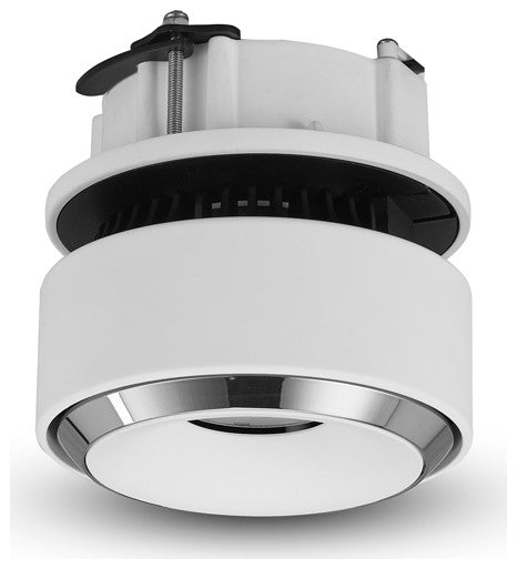 Integrated LED Flush Mounted Adjustable Downlight Commercial Grade, White