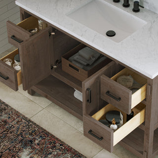 The Betsy Bathroom Vanity, Brown, 48", Single Sink, Freestanding