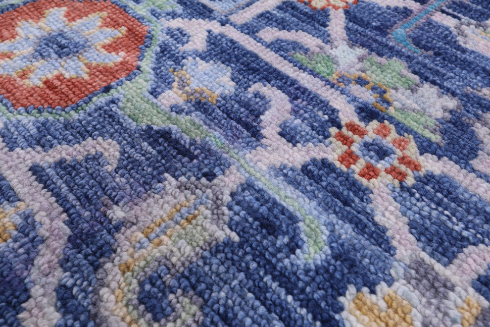 Hand Knotted Turkish Oushak Wool Rug 8' 1" X 9' 9" - Q15622