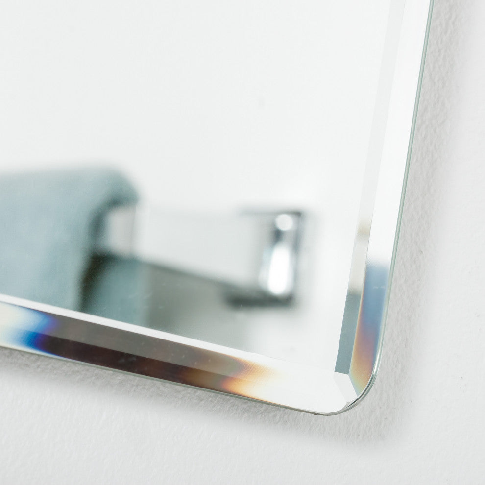 Vera Frameless Bathroom Mirror, 23.6"x31.5"