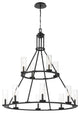 Eurofase 38221-019 12 Light Chandelier, Nerito