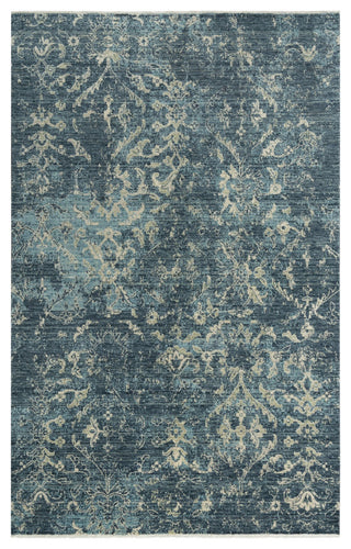 Rizzy Home PNM108 Platinum Area Rug 5'x8' Blue