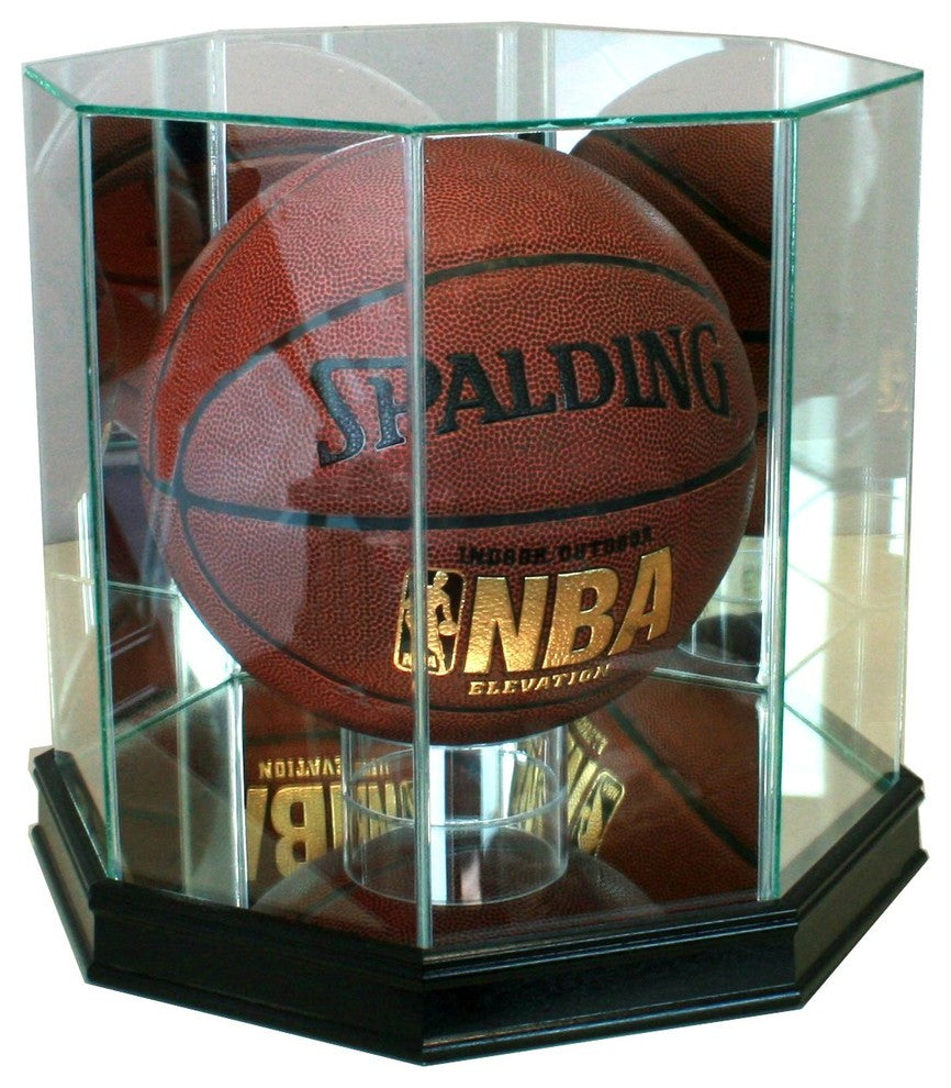 Octagon Basketball Display Case