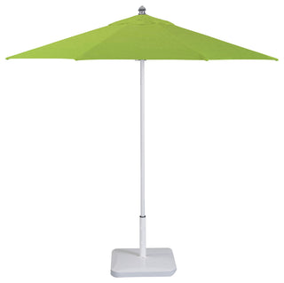 9' Round Flexibe Commercial Umbrella, White, Macaw