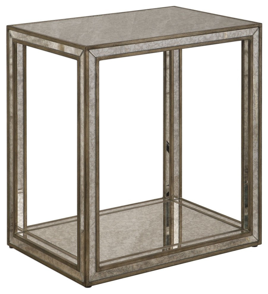 Uttermost Julie Mirrored End Table