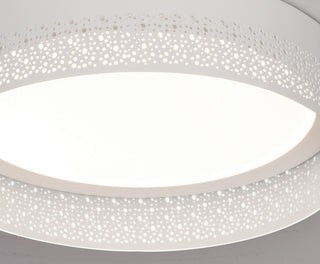 Ash LED Flush Mount, White, 16"