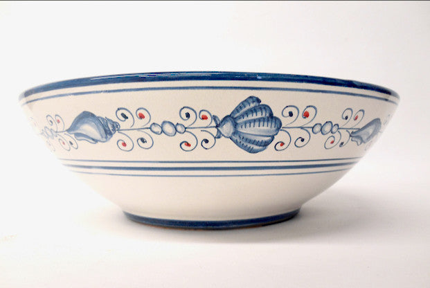Ceramiche Favaroni Carlo Deruta Pesce Variopinto 12" Serving Bowl