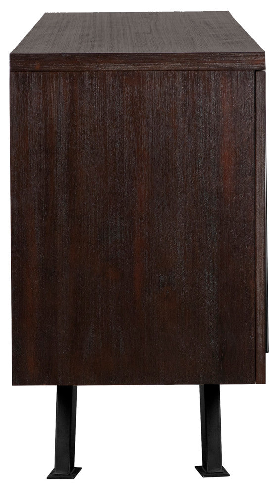Pirate Brown Acacia Sideboard Cabinet