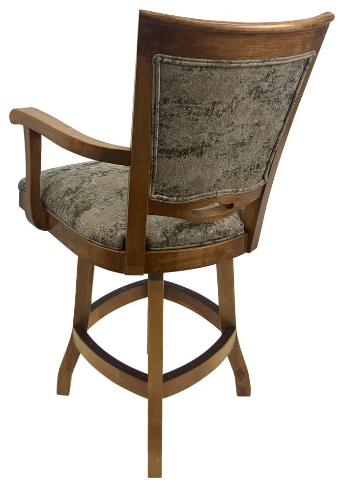 Swivel Wood Counter 26" 30" Extra Tall 34" Bar Stool 400, Poet Desert - Ct, 26"