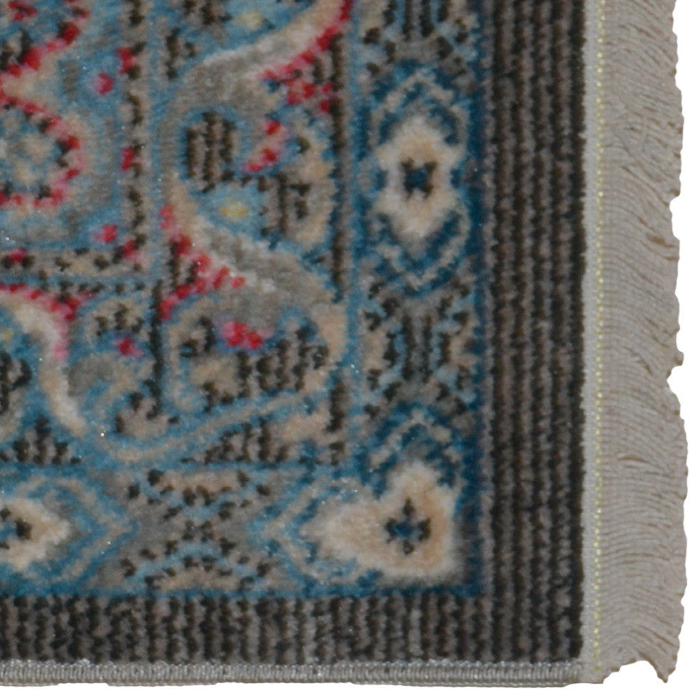 Machine Made Polyester Durable Indoor Outdoor Washable Oriental Pattern Footmat