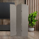 6 ft. Modern Arch Velvet Room Divider Charcoal 3 Panel