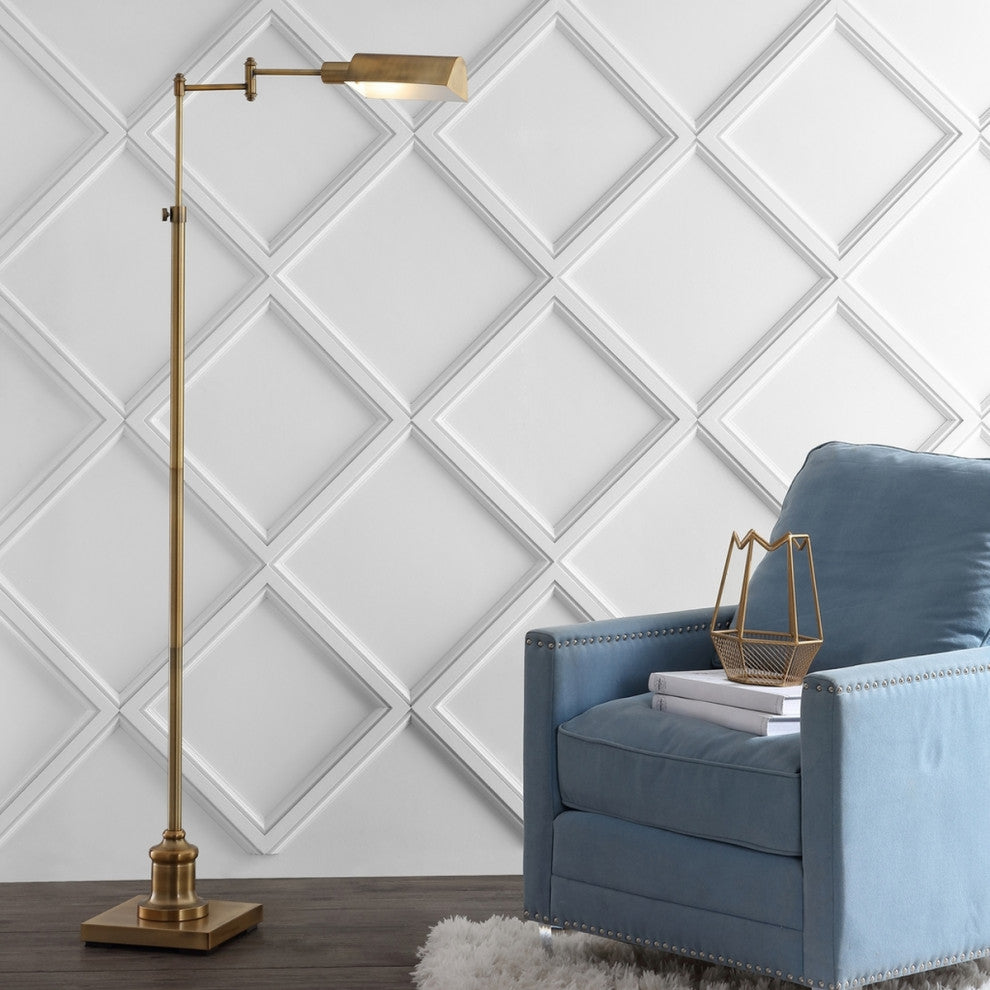 Safavieh Briggs Floor Lamp Brass Gold