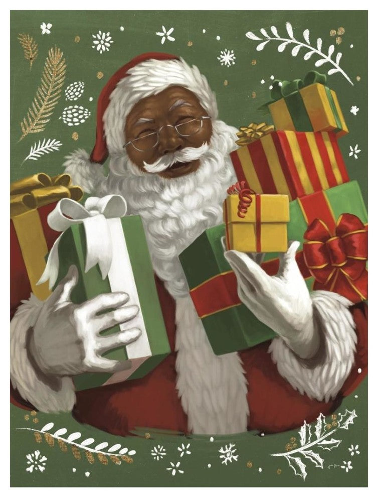 "Santas List IV v2 Crop" Digital Paper Print by Janelle Penner, 26"x34"