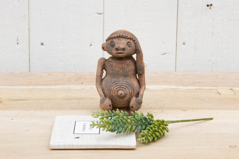 Pre-Columbian Style Clay Figure