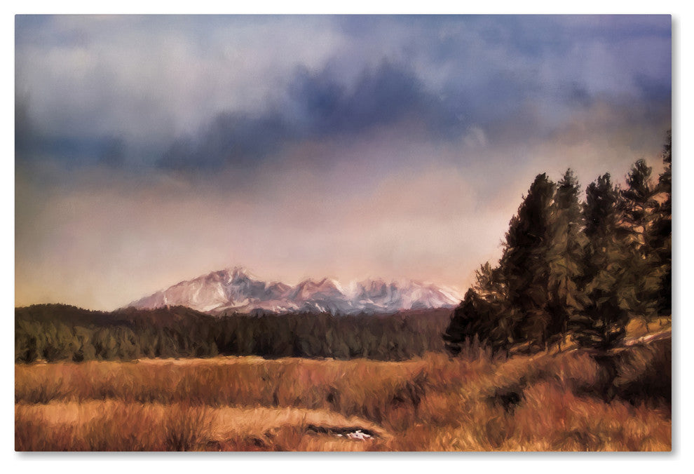 Jai Johnson 'Pikes Peak' Canvas Art, 24 x 16