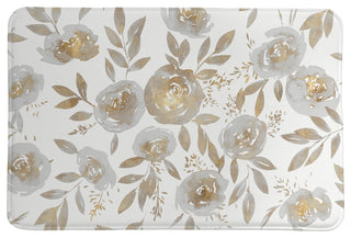 Laural Home Golden Rose Garden Memory Foam Rug