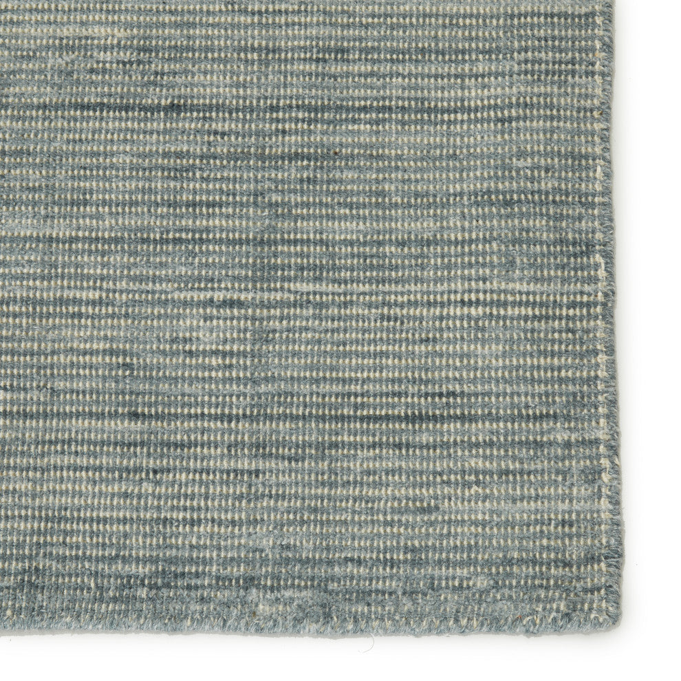 Jaipur Living Danan Handmade Indoor/ Outdoor Solid Blue/ Gray Runner Rug 3'X10'