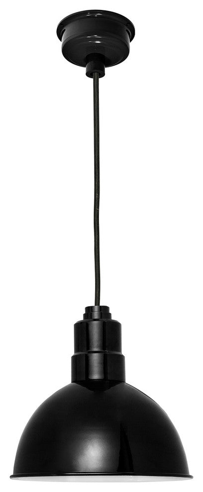 Blackspot LED Pendant Light, Black, 14"