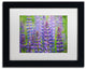 Cora Niele ''Blue Lupine Flowers'' Matted Framed Art