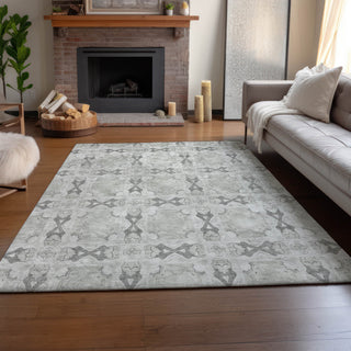 Premium Machine Washable Mayfield AMF564 Ivory 3' x 5' Rug