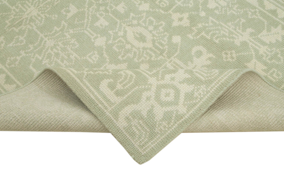 Rug N Carpet - Hand-Knotted Oriental 5' 0" x 8' 0" Unique Beige Oushak Rug