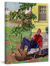 "Shade Tree" Painting Print on Canvas by Richard Sargent