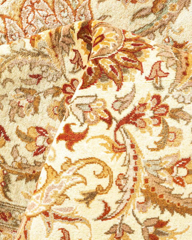 Naik One-of-a-Kind Hand-Knotted Area Rug Ivory, 8'3"x9'10"