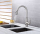 Single-Handle Pull-Down Faucet, Brushed Nickel