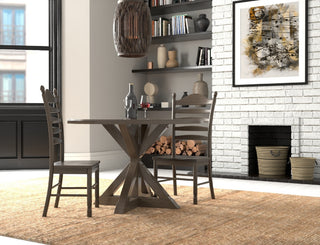 Diana Trestle Base Dining Table, Vintage Walnut