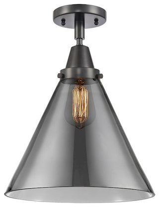 INNOVATIONS LIGHTING 447-1C-BK-G43-L X-Large Cone Flush Mount