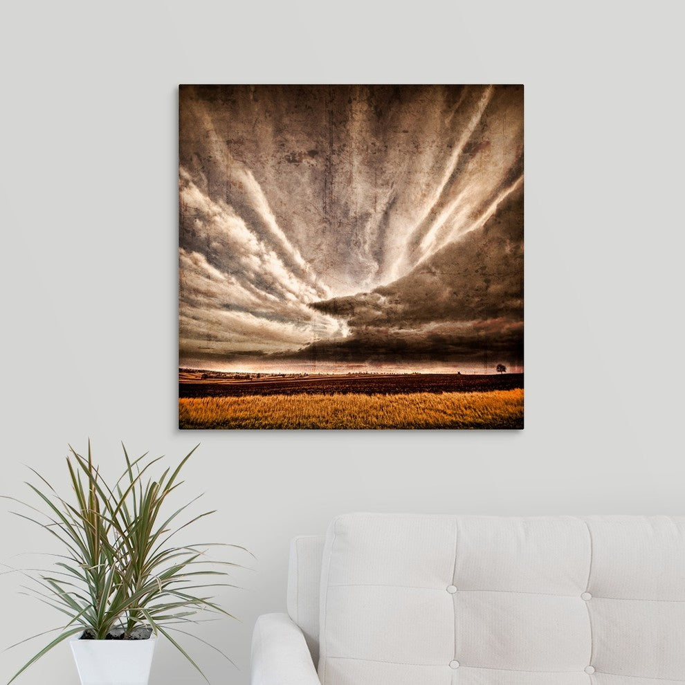 "Nothing to Fear" Wrapped Canvas Art Print, 24"x24"x1.5"