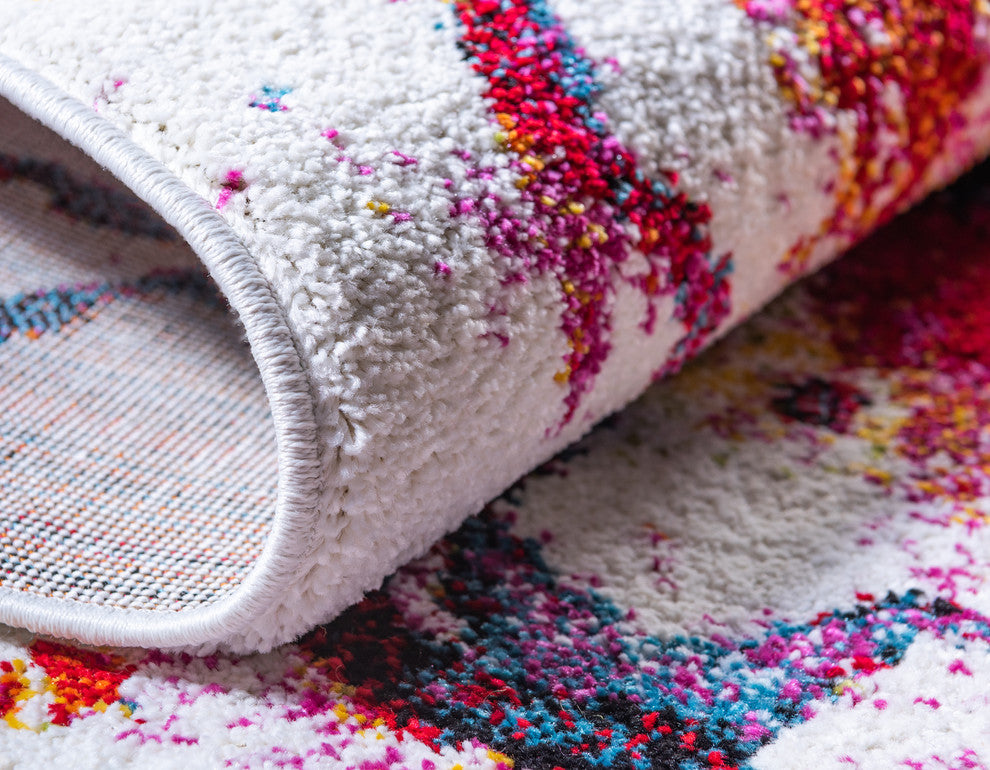 Unique Loom Ivory Lyon Larimar 3' 3 x 5' 3 Area Rug