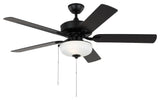 Generation Lighting Linden 52" Ceiling Fan Midnight Black