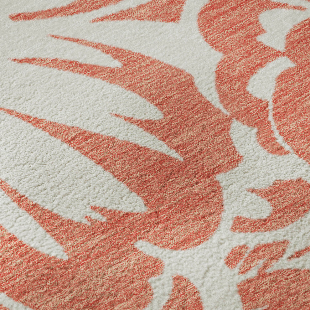 Premium Machine Washable Mayfield AMF551 Salmon 3' x 5' Rug