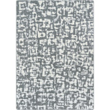 Joy Carpets WorkSpace Block Print Area Rug, Cloudy, 3'10" X 5'4"