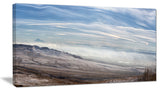 "Winter Mountains in Caucasus" Oversized Beach Canvas Artwork, 32"x16"