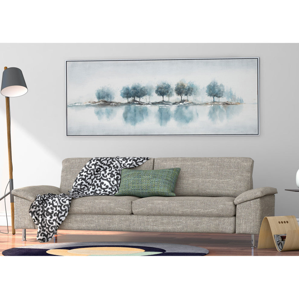 Blue Woods, Hand Painted Canvas