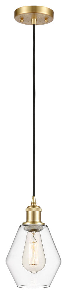 Innovations 516-1P-SG-G652-6-LED 1-Light Mini Pendant, Satin Gold